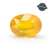 Certified Pukhraj (Yellow Sapphire) Gemstone