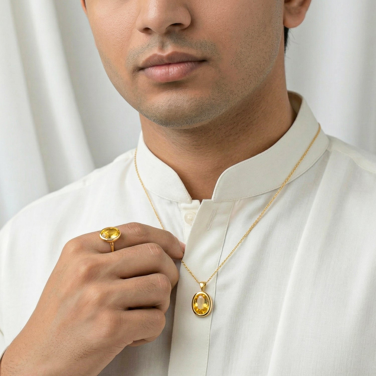 Certified Pukhraj (Yellow Sapphire) Gemstone