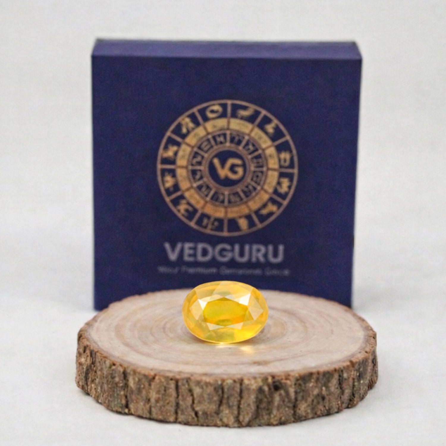 Certified Pukhraj (Yellow Sapphire) Gemstone