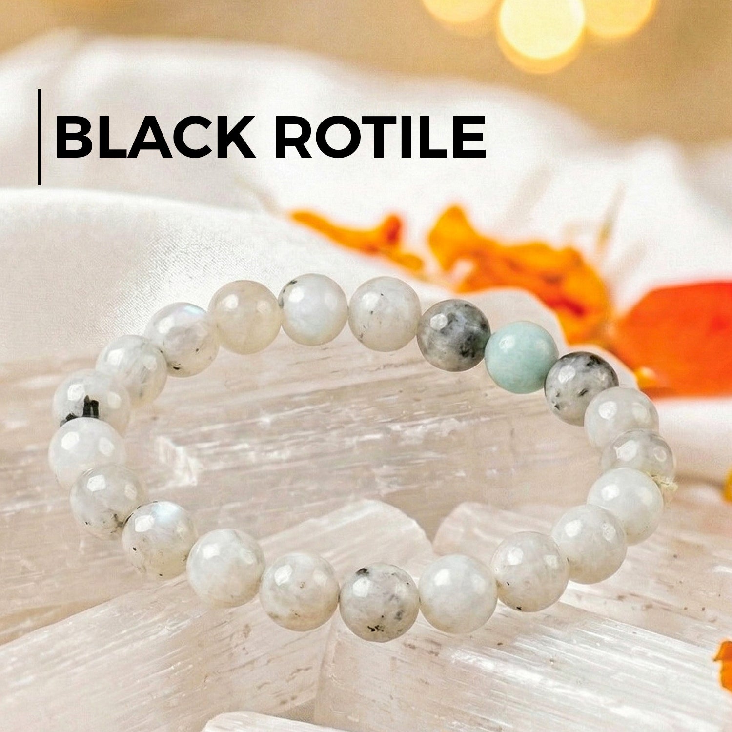 Black Rutile Quartz Bracelet