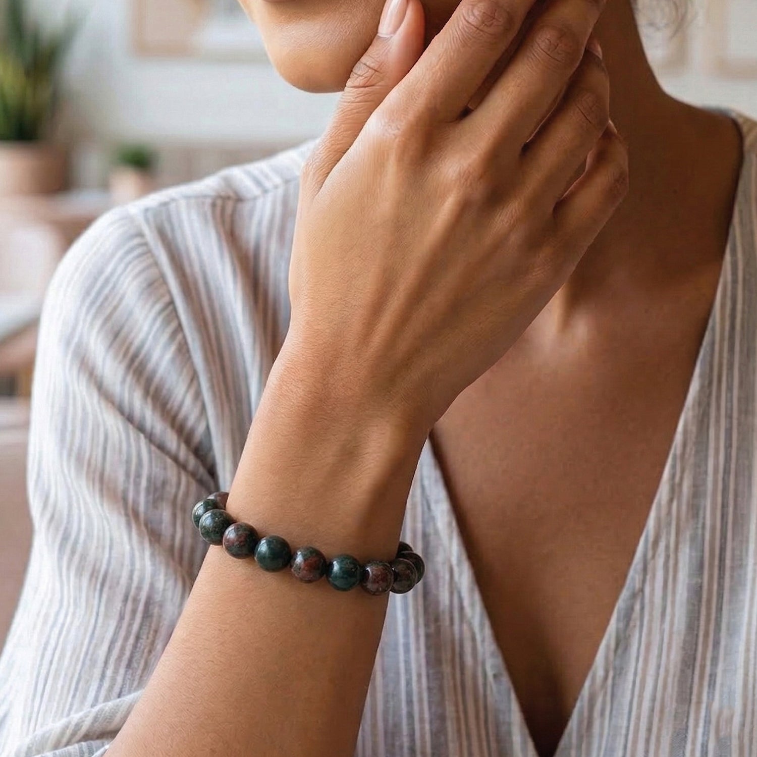 Bloodstone Bracelet