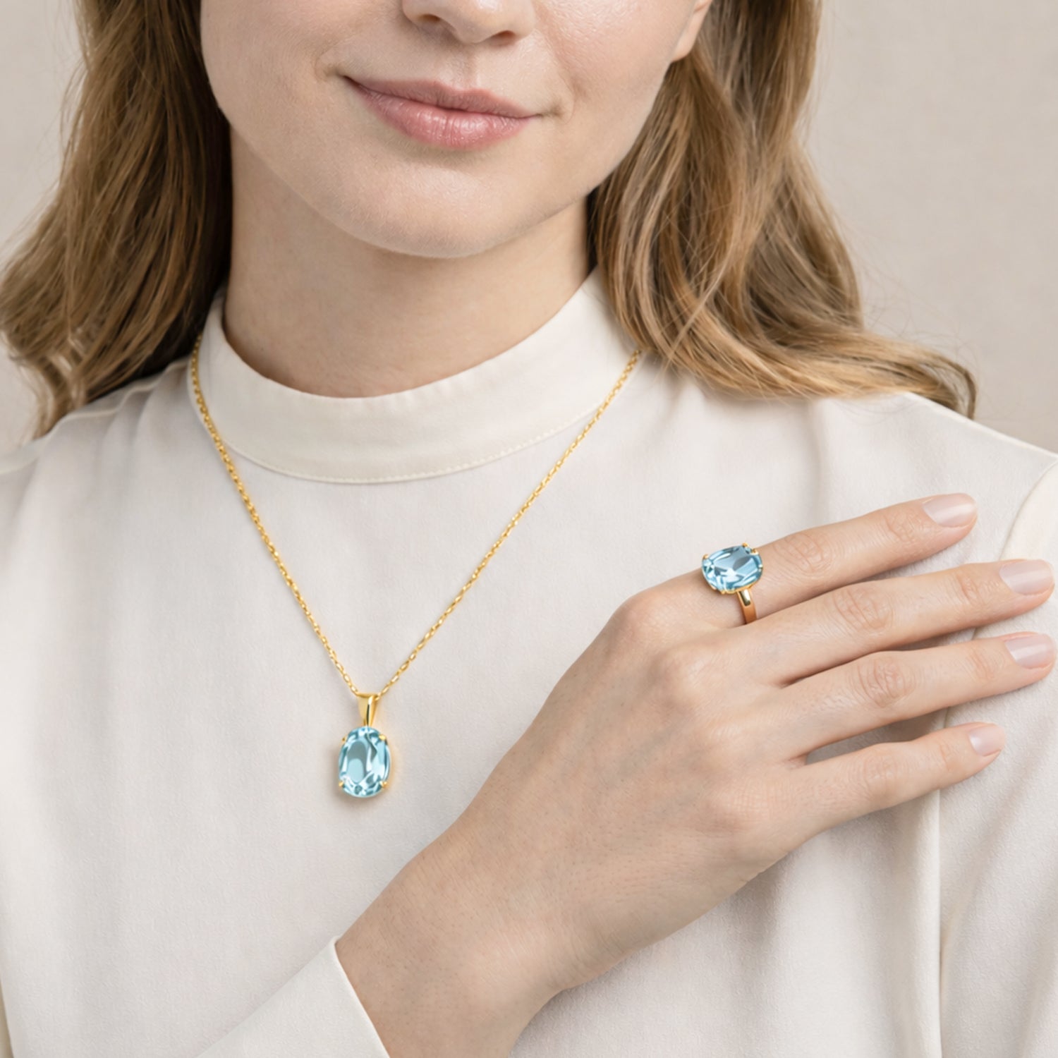 Certified Blue Topaz (Neeli Pukhraj) Gemstone