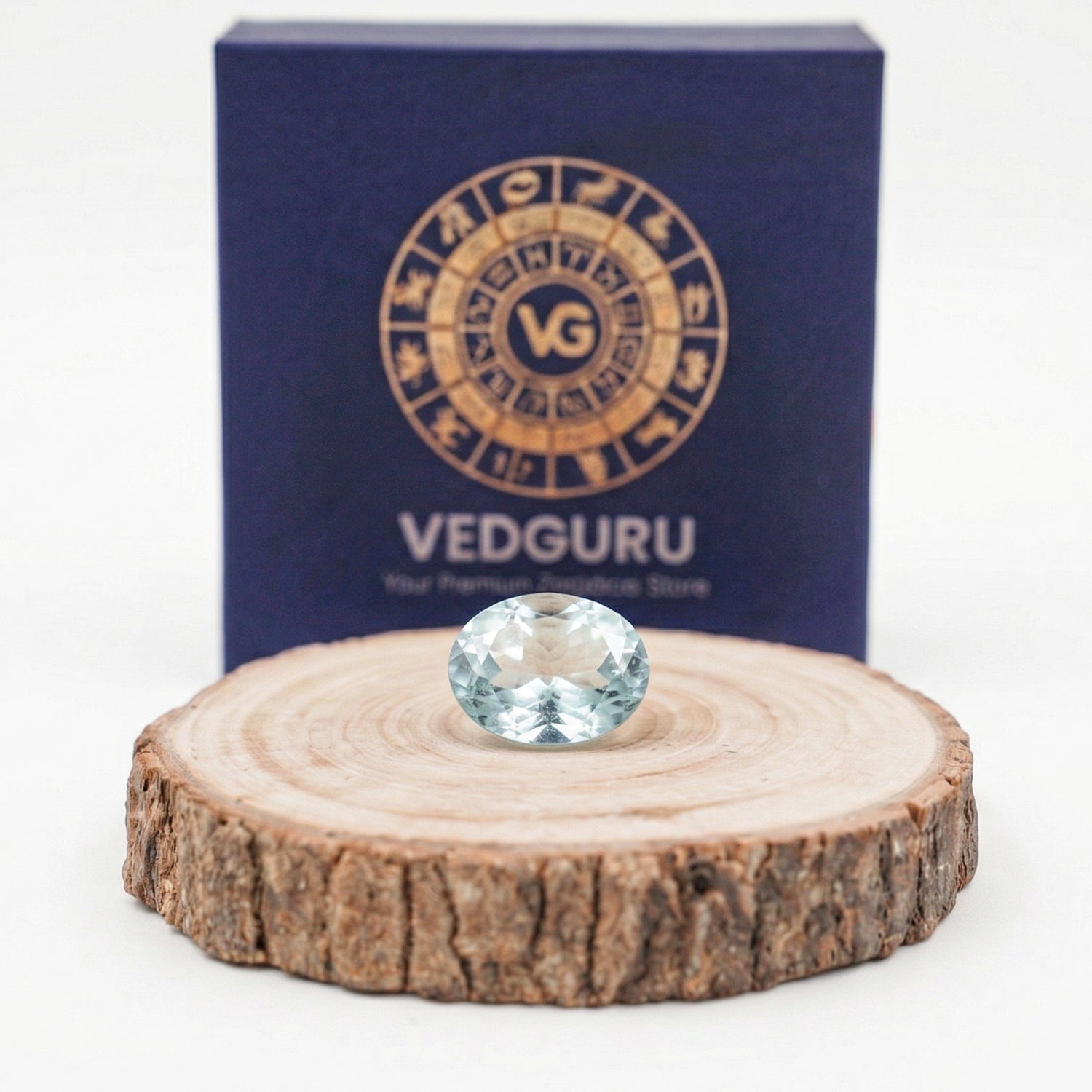 Certified Blue Topaz (Neeli Pukhraj) Gemstone