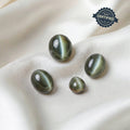 Certified Cat's Eye (Lehsunia) Gemstone
