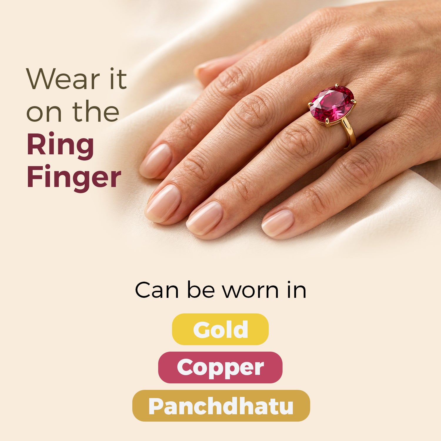 Certified Burmese Ruby (Manik) Gemstone