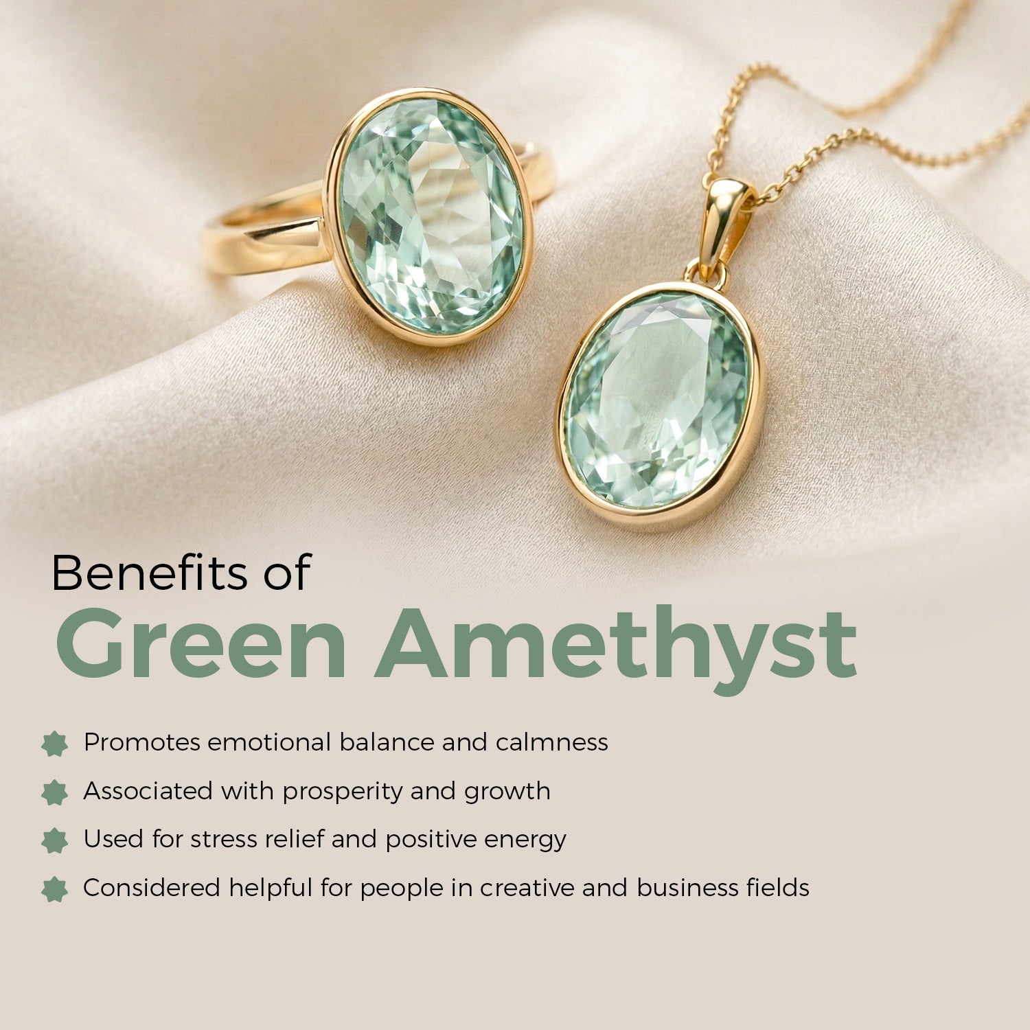 Certified Green Amethyst (Prasiolite) Gemstone