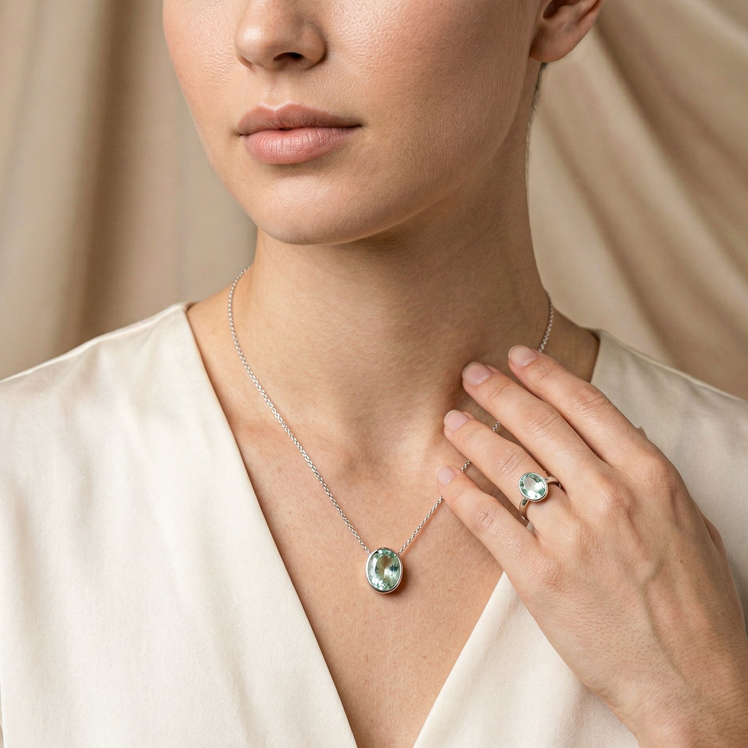 Certified Green Amethyst (Prasiolite) Gemstone