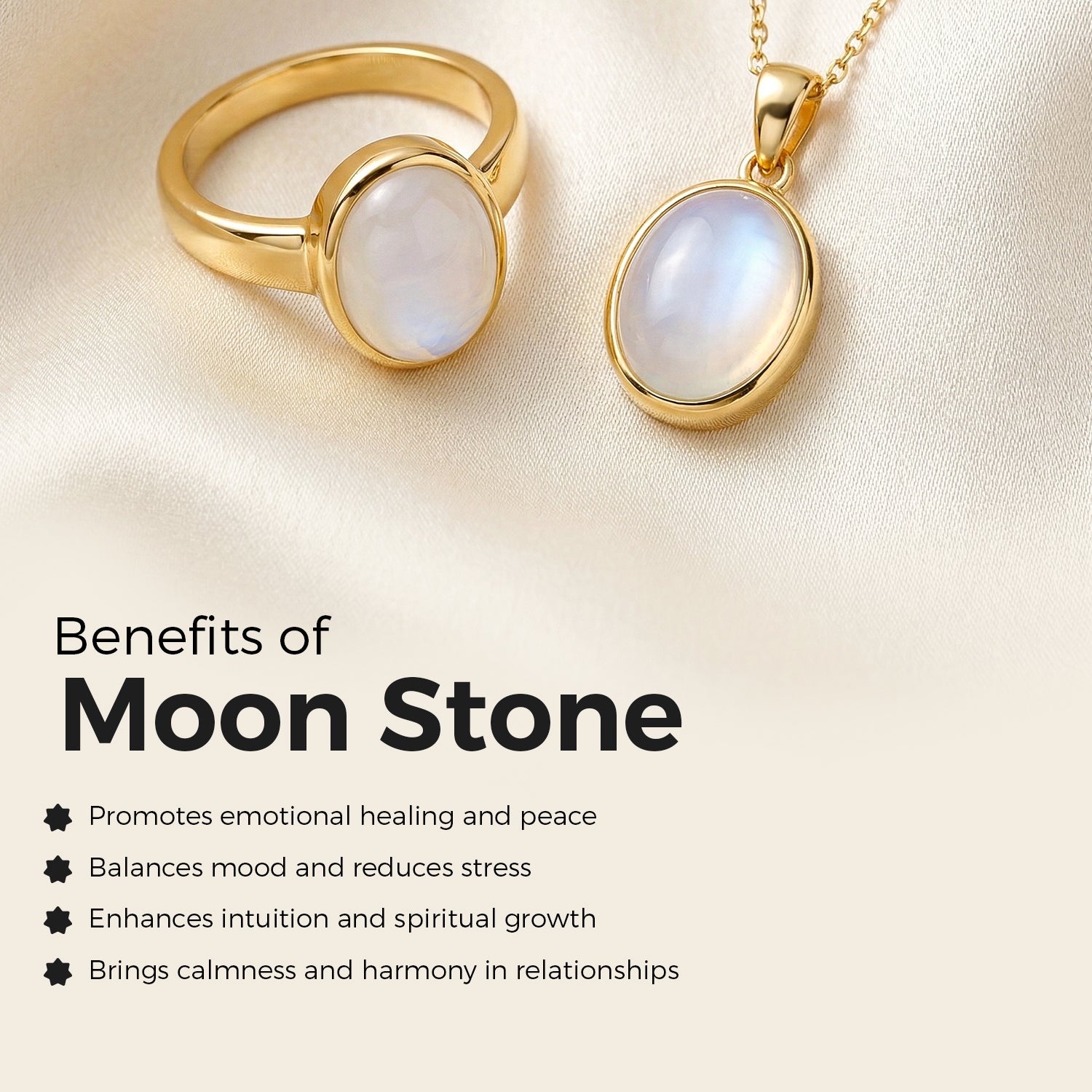 Certified Moonstone (Chandrakanta) Gemstone