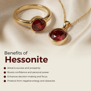 Certified Hessonite (Gomed) Gemstone