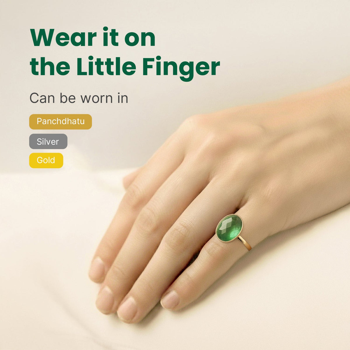 Certified Green Onyx Gemstone