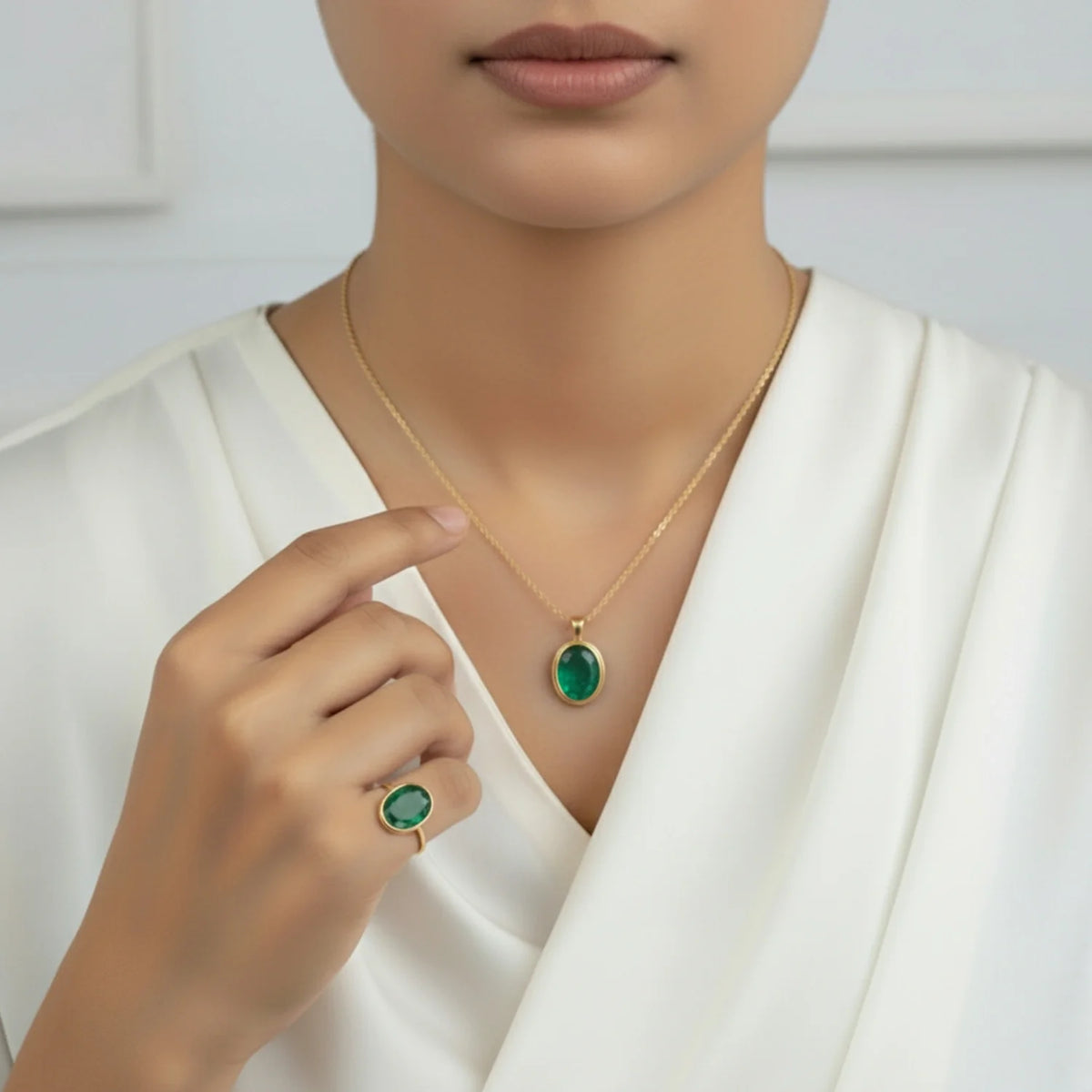 Certified Green Onyx Gemstone