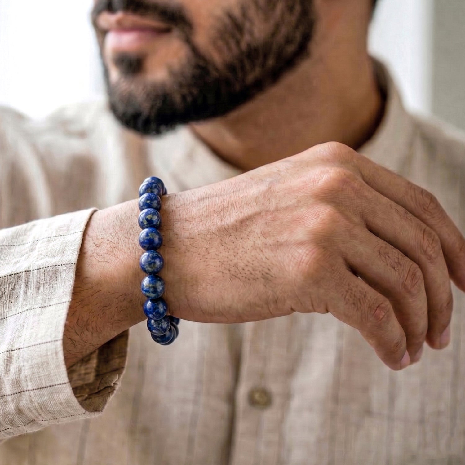 Natural Lapis Lazuli Bracelet