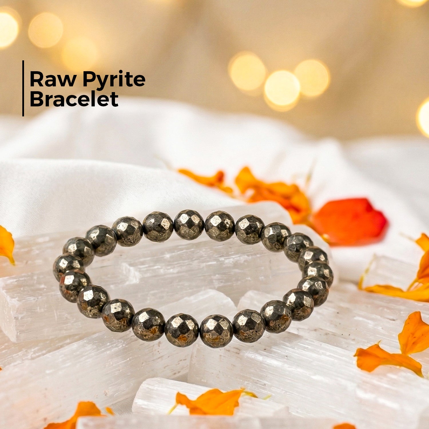 Raw Pyrite Bracelet