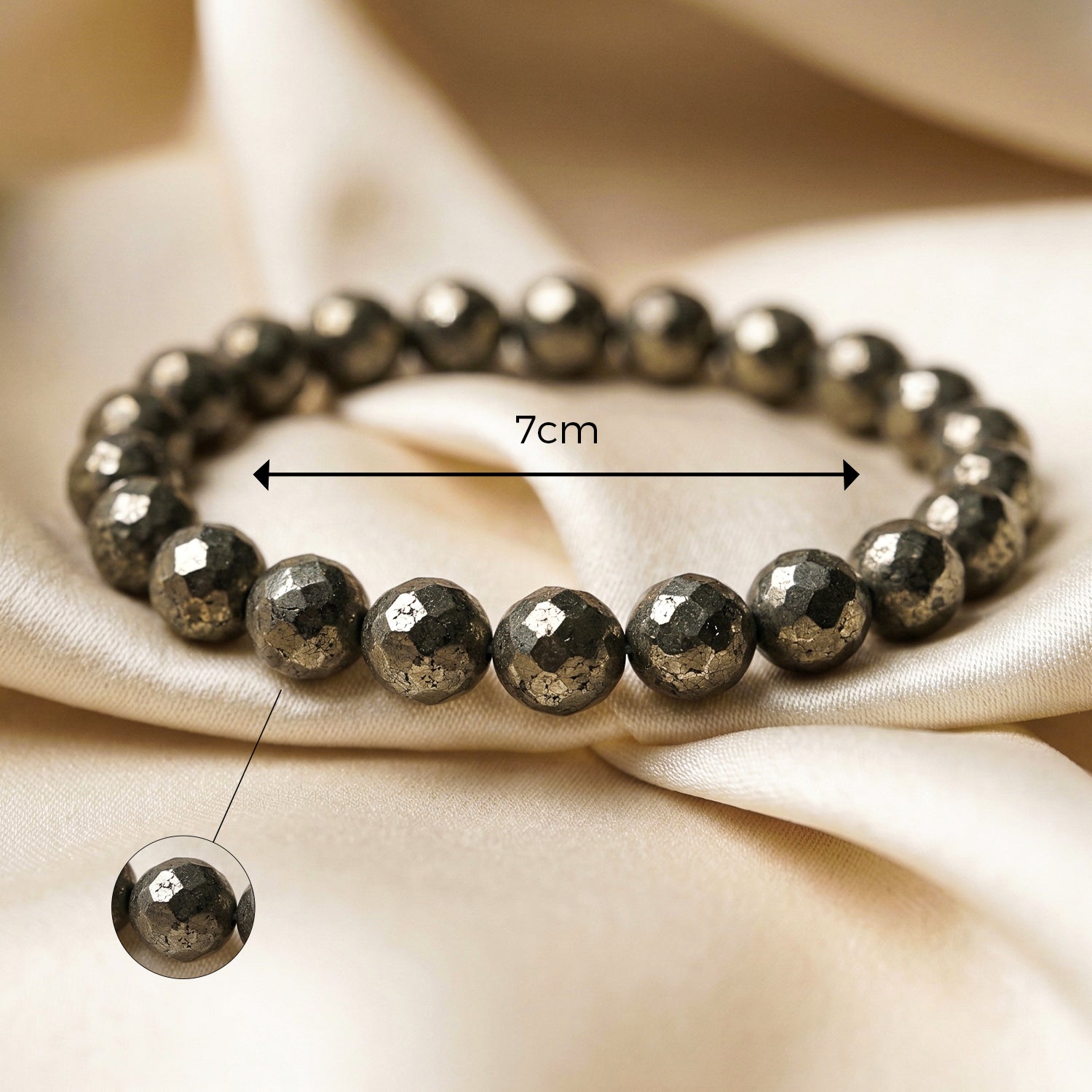 Raw Pyrite Bracelet